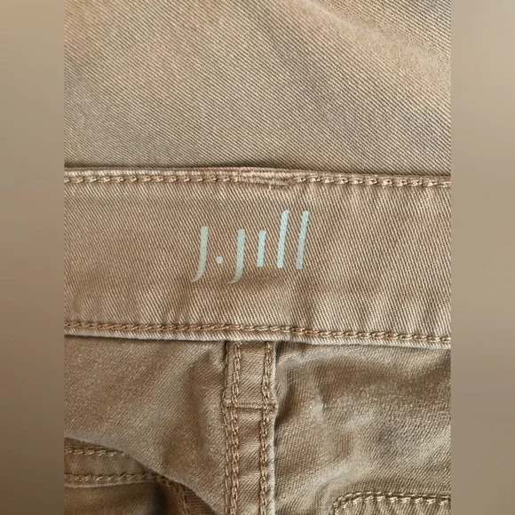 J.Jill Straight Slim Boyfriend Brown Pants Size 14 - Picture 8 of 9